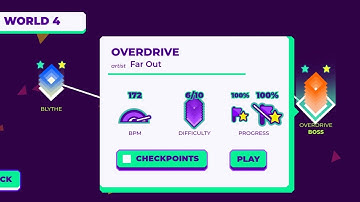 The impossible game 2 ( Overdrive , no checkpoints : Bossfight ).