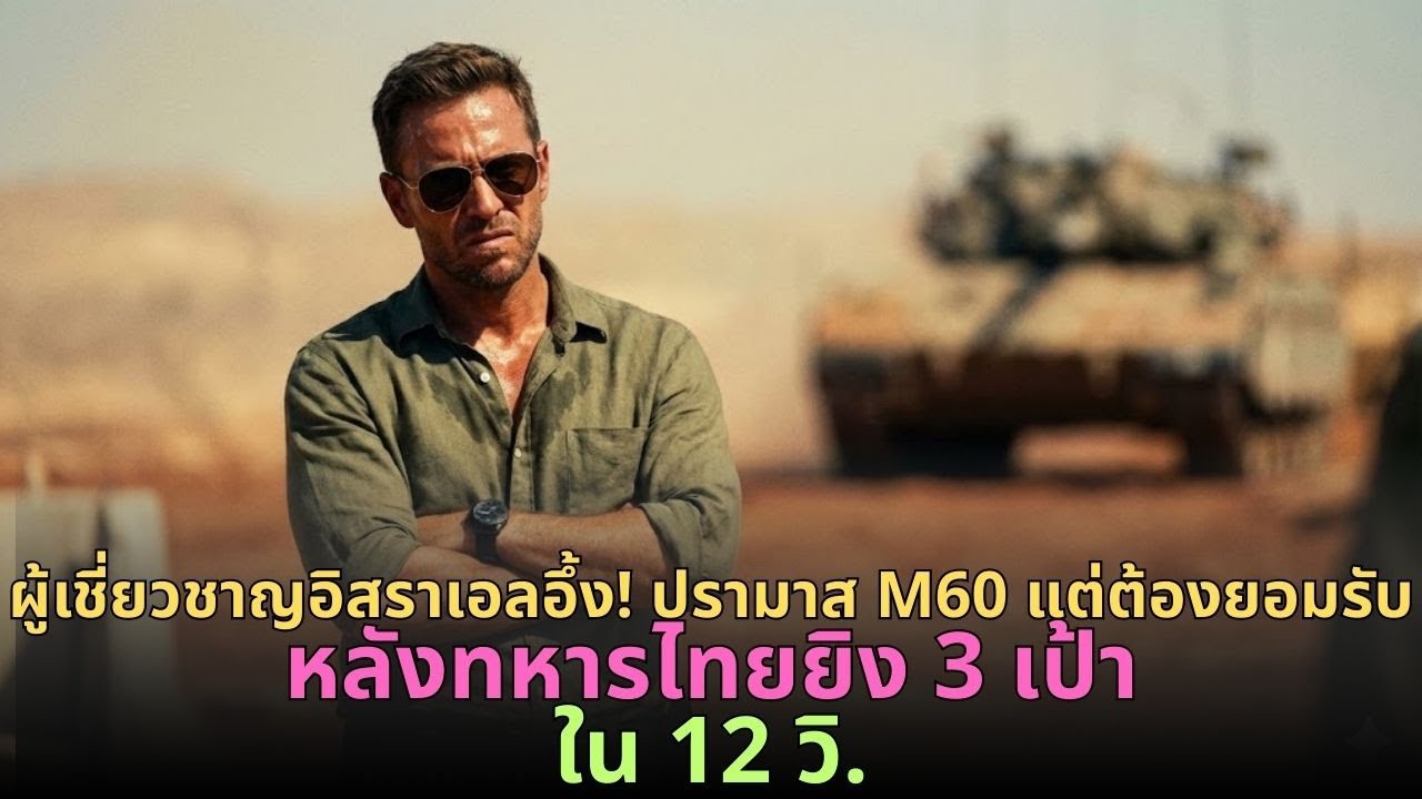 ผู้เชี่ยวชาญอิสราเอลอึ้ง! ปรามาส M60 แต่ต้องยอมรับ หลังทหารไทยยิง 3 เป้าใน 12 วิ