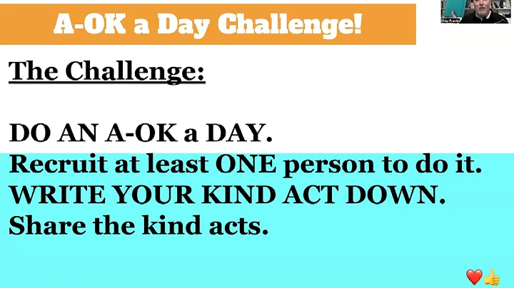 The A-OK a Day Kindness Challenge