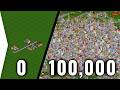 A Single City Challenge In OpenTTD 100000 Population