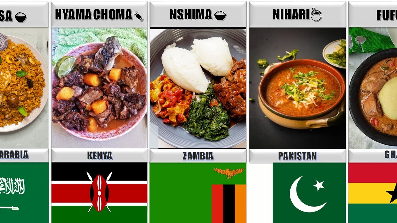 The Most UNIQUE National Foods From Around The World - YouTube