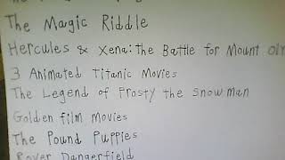 Movies I dont think would be good for NDHvV