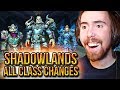 Asmongold Reacts To ALL Shadowlands CLASS CHANGES - Alpha Preview