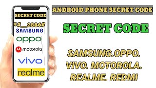 SECRET CODE FOR ANDROID PHONE | Android Phone Secret Code |Hidden Secret Code #techandtech   #tech