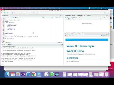 GitHub Pages from a RMarkdown file in docs folder