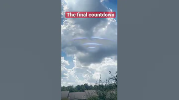 Mother Ship UFO Inside Clouds 
