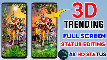 New trending 3D status editing alight motion |3D trending Behind Object status video hindi tutorial