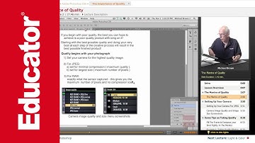 "The Importance of Quality" | Adobe Photoshop CS6 with Educator.com