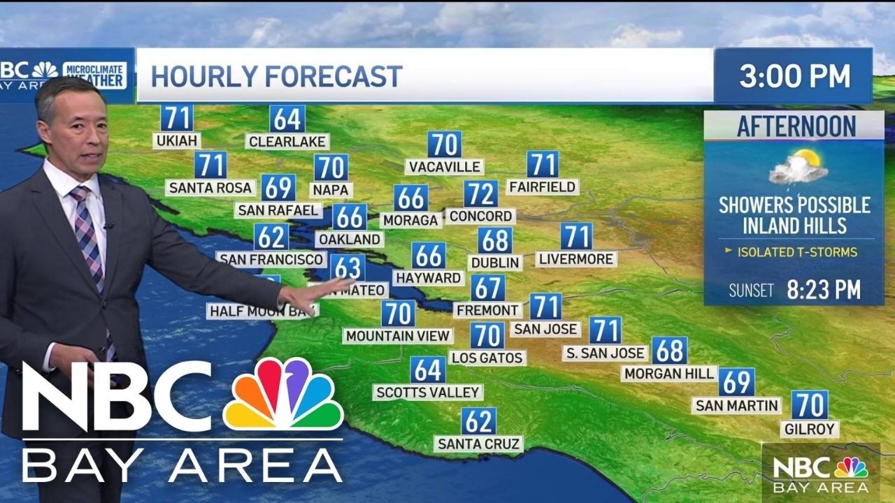 Bay Area forecast: Showers possible, breezy - YouTube