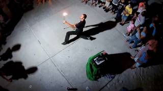 Magic Jay Fire Eating Grand Finish - Clearwater Beach Performer Florida 2017 by Platinum Drone Productions 2,030 views 7 years ago 1 minute, 25 seconds