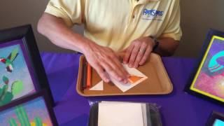 How to shade with #ArtiSands. FUN Sand art project for ages 5 to 99!
