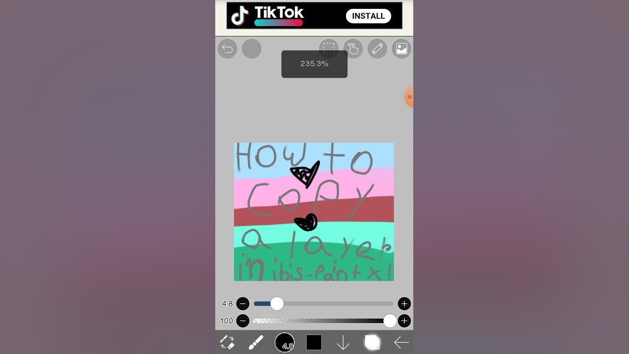 Tutorial on how to duplicate/copy a layer in ibis paint X! YouTube