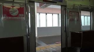 阪神赤胴車 8000系8215F ドア開閉(今津駅)