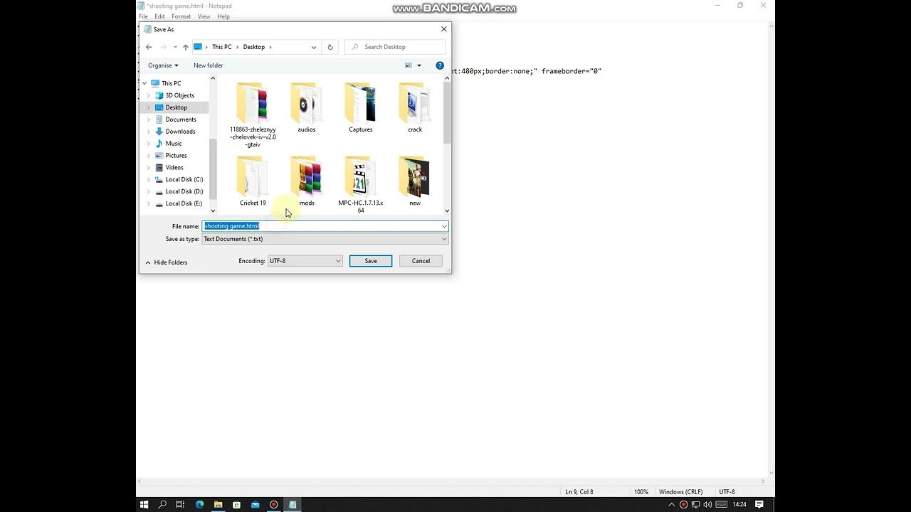 how to make shooting game with html - YouTube