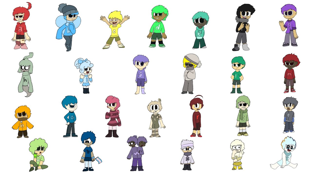 Do you guys like my humanized version Alphabet Lore that I've just made! :>