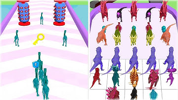 MAX LEVEL in Dino Rush: Dinosaur Merge game!