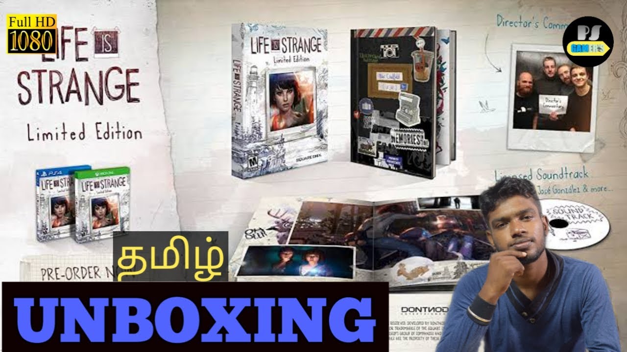 Life is Strange Limited Edition Unboxing in Tamil | PS4 | Sound track | Art Book | PRISRIGAMERS