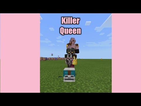 [MCPE|MCBE] Jojo Command Block Showcase [Killer Queen] - YouTube