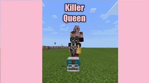 [MCPE|MCBE] Jojo Command Block Showcase [Killer Queen]