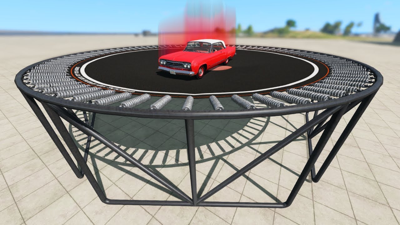 KÆMPE TRAMPOLIN! // BeamNG.drive [Dansk]