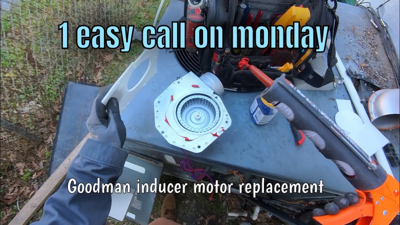 No heat call leads to Goodman inducer replacement 