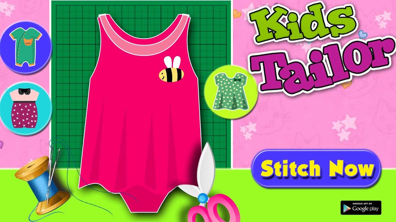 Tailor Kids Fun Game for Kids & Girls Promo Video YouTube