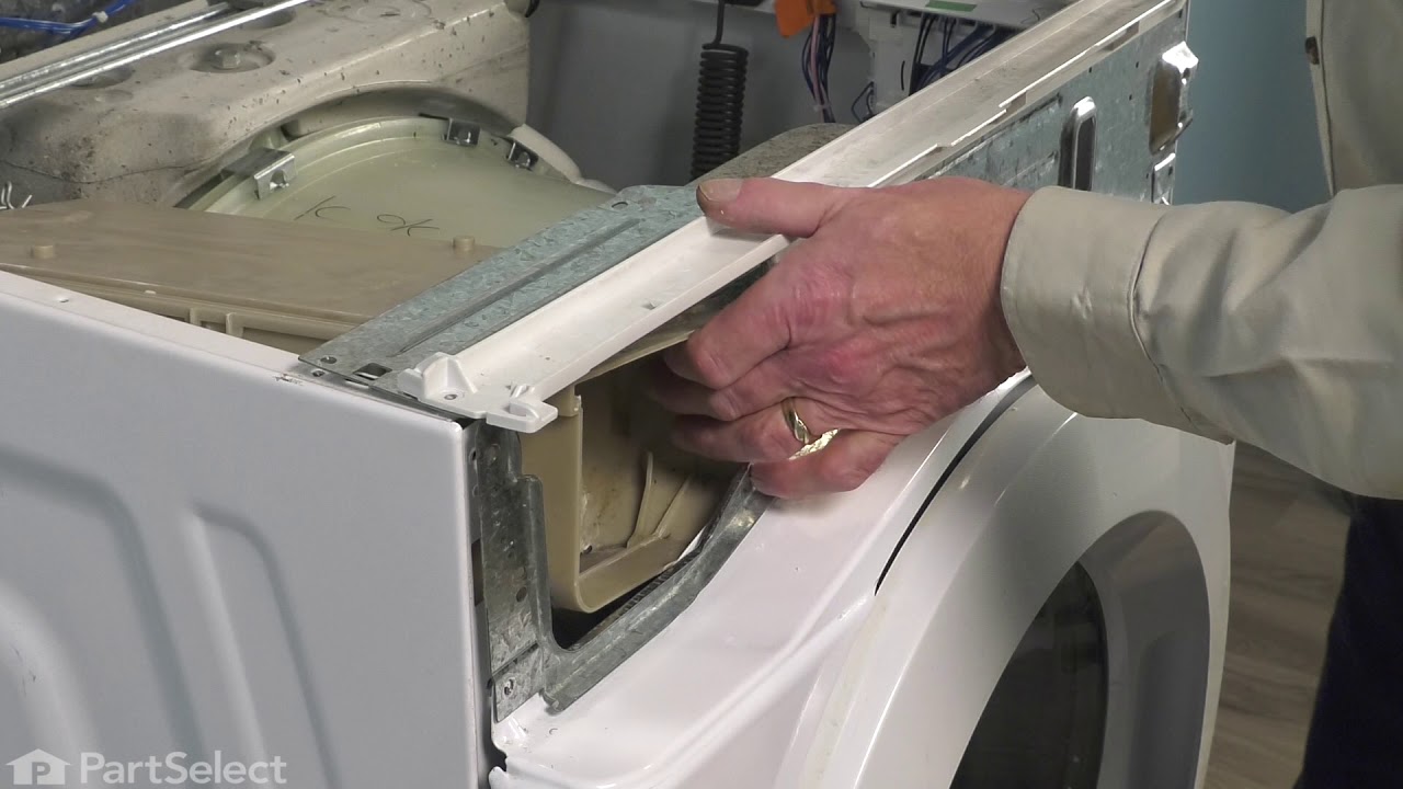 Whirlpool Washer Repair - How to Replace the Dispenser Hose (Whirlpool ...