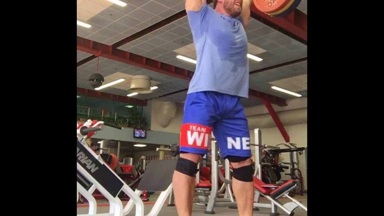 175kg/385lb x 5 Push Press - Dmitry Klokov - Olympic Weightlifting upload image
