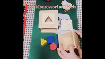 Montessori Imbucare Box with Interchangeable Lid