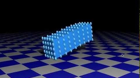 Solid Object by Oriented Particles (Position Based Dynamics)