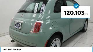2012 FIAT 500 I7263 Fiat Certified Pre Owned Warranty