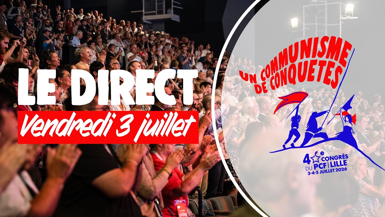 40e congrès du PCF : 1er jour ! #Communisme2Conquêtes