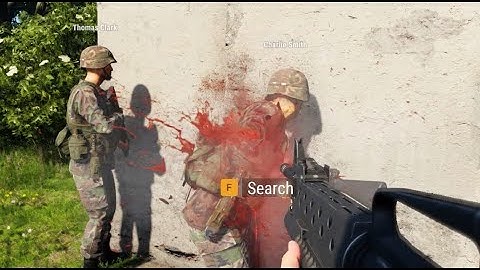 Enhanced Blood Mod Blood fluid particles test and new blood textures (Arma Reforger)