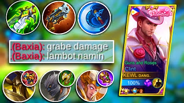 CLINT BEST BUILD FOR TANKY ENEMIES!!🔥 | TANK BECAME SQUISHY REAL QUICKKK!! MUST TRY!!!