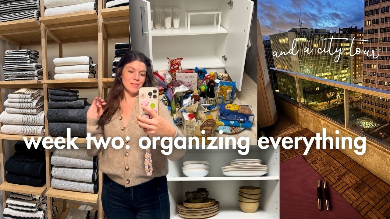 Week two, New Apartment | Madrid City Tour, New Routine, Organising Everything