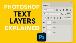 Photoshop Text Layers Explained | Practical Hands-On Tutorial