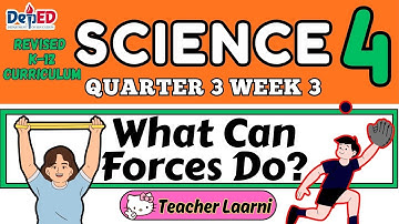 SCIENCE 4 QUARTER 3 WEEK 3 - REVISED K - 12 CURRICULUM