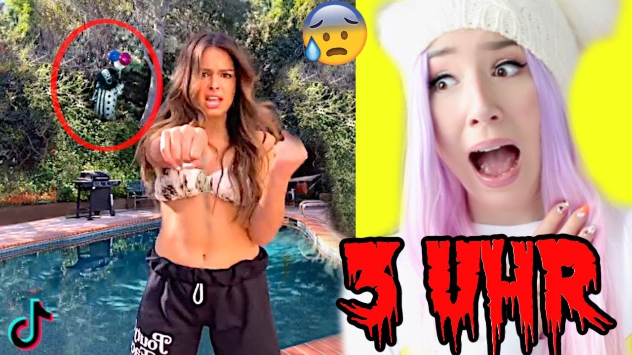 SCHAUE niemals 3 Uhr Nachts diese TIKTOK Videos mit BFF oder alleine im HAUS vor HALLOWEEN 2021