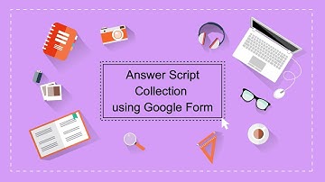 Open Book Test, Internal Assessment, Answer Script Collection using Google Forms (in Bengali)