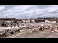 Liberated United States airmen prisoners at Stalag 7A in Moosburg, Germany HD Stock Footage