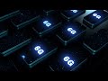 phones levitating in space with the inscription | No Copyright Background Video