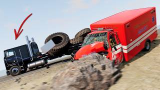 BeamNG Drive - Cars vs RoadRage #44 (Trucker Rage) screenshot 4