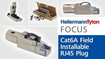 CAT6A Field Installable RJ45 Plug - MPTL