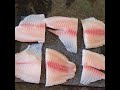 Filetes de pescado asado