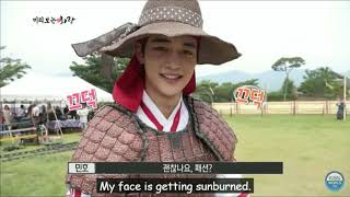 Minho hwarang ' Do I look OK?' :)