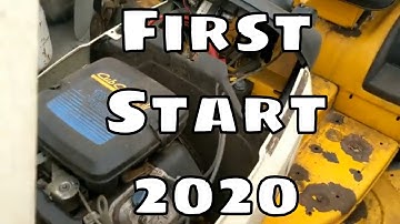 2020 First Start - 1961 Bolens Ride-a-Matic and 1997 Cub Cadet HDS 2165