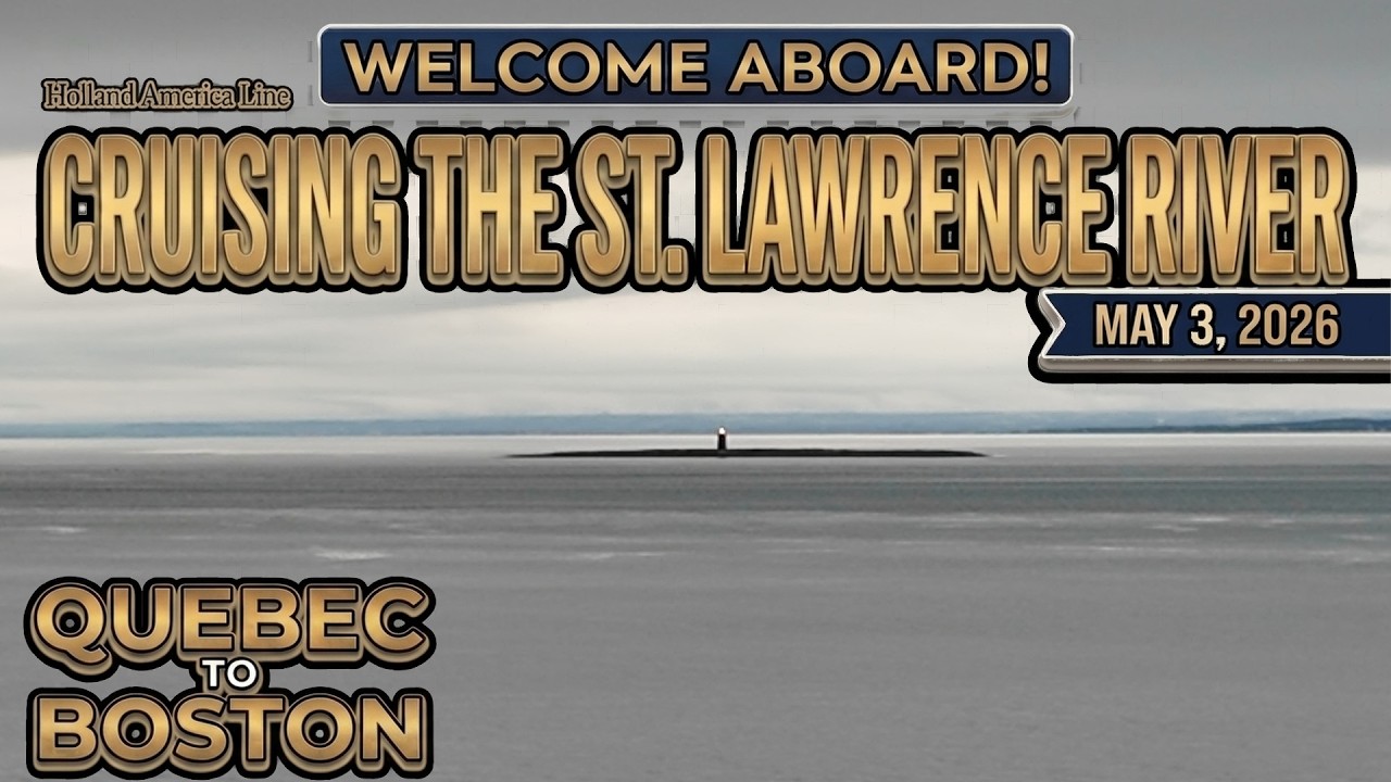 Holland America Cruise Day #2 St Lawrence River