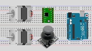 Control two stepper motors with Arduino and one Joystick