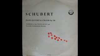 Schubert - Piano Quintet In A Major - Panhoffer, Members Of The Vienna Octet (1957) [Complete LP]