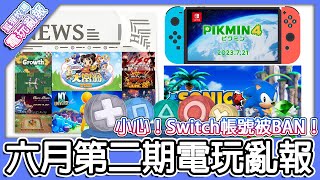 【電玩亂報】這樣做會導致Switch帳號被BAN！？皮克敏4最新宣傳出爐，那直面會呢？2023 六月第二期電玩亂報